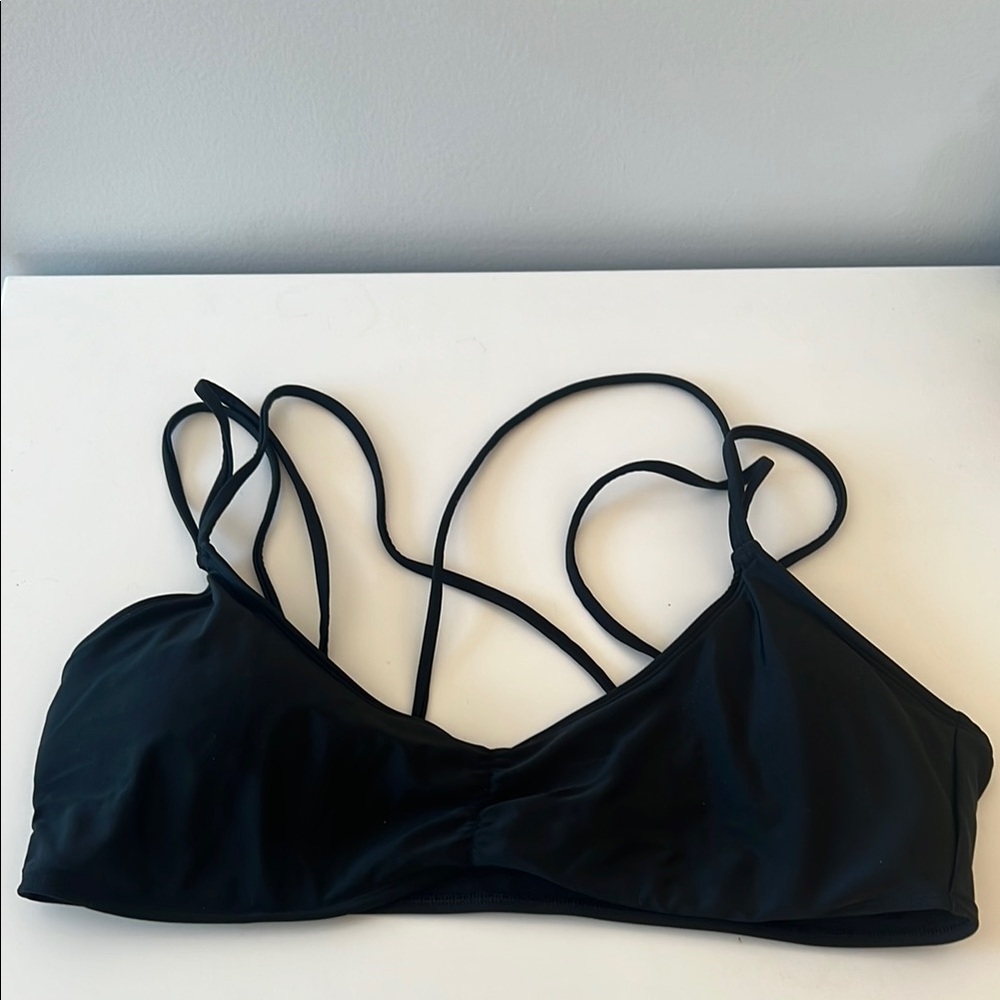 Black Strappy Women's Bralette
